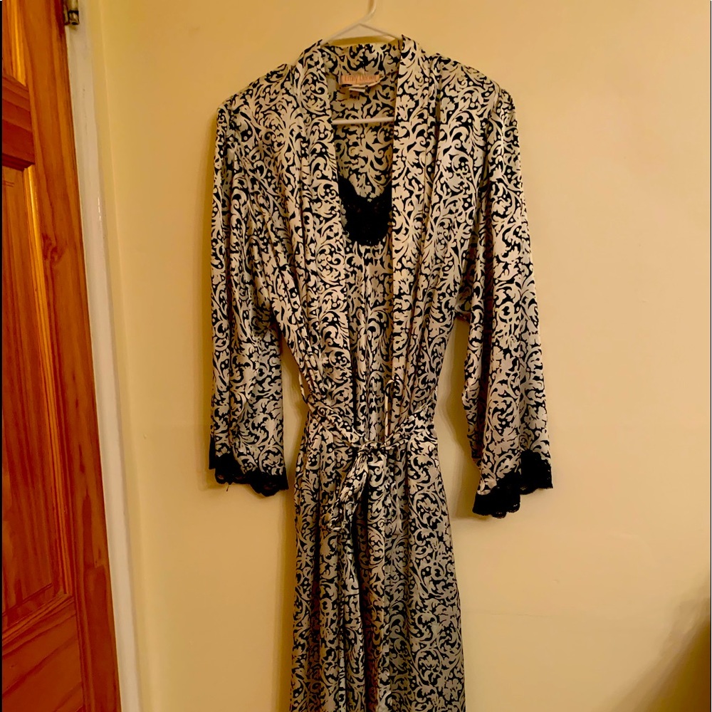 Emily Daniell Intimate Nightgown and Robe Set.
